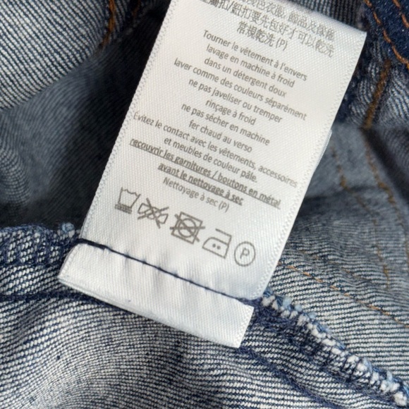 Alice McCall Revolve On and Off Jean Denim Mini Dress US 6 Stretch Square Neck - Picture 14 of 16